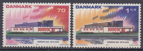 Dänemark 545/46 ** NORDEN: Haus des Nordens
