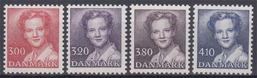 Dänemark 906/09 ** Freimarken: Königin Margrethe II.