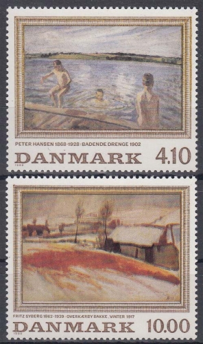 Dänemark 932/33 ** Gemälde