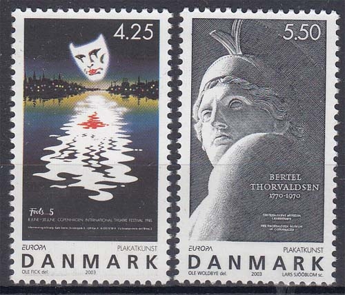 Dänemark 1341/42 ** Europa: Plakatkunst