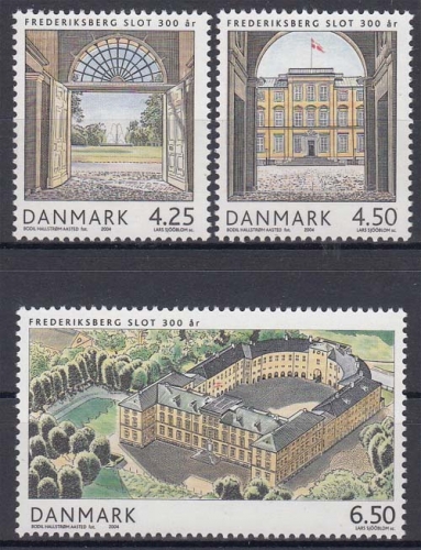 Dänemark 1371/73 ** 300 Jahre Schloß Frederiksberg
