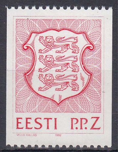 Estland 194 ** Freimarken für Inlandspost: Staatswappen