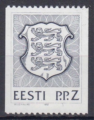 Estland 197 ** Freimarke für Inlandspost: Staatswappen