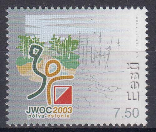 Estland 465 ** Junioren-Orientierungslauf-Weltmeisterschaften