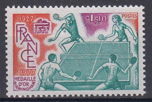 Frankreich 2060 ** 50 Jahre Französischer Tischtennisbund