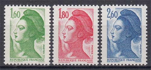 Frankreich 2338/40 A ** Freimarke: Liierte