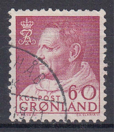 Grönland 69 O Freimarke: König Frederik IX.