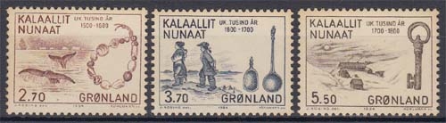 Grönland 148/50 ** 1000. Jahrestag der Besiedelung Grönlands durch Europäer