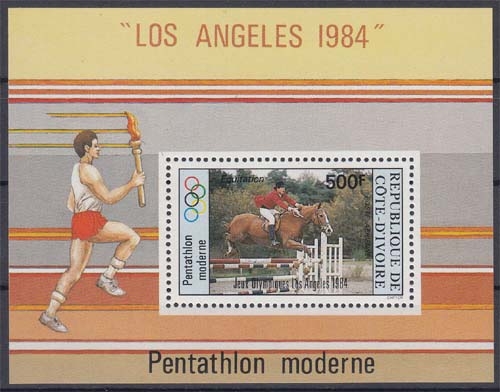 Elfenbeinküste Block 26 ** Olympische Sommerspiele, Los Angeles