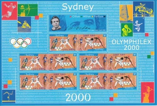 Frankreich MiNr. Klbg. 3481/2 ** Olympische Sommerspiele in Sydney