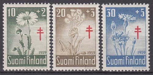 Finnland 509/11 ** Bekämpfung der Tuberkulose