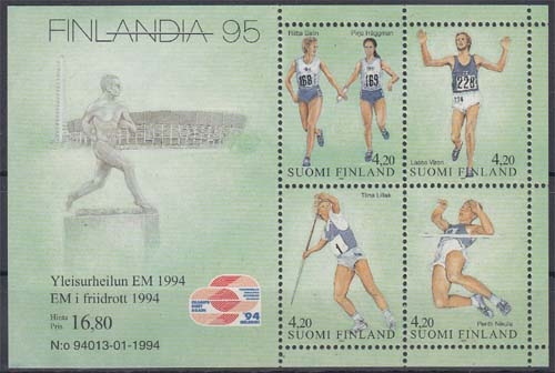 Finnland Block 12 ** Internationale Briefmarkenausstellung FINLANDIA 95
