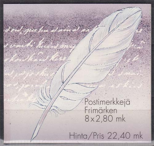 Finnland MH 49 ** 100 Jahre Finnischer Schriftstellerverband