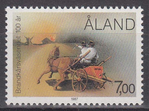 Aland MiNr. 23 ** 100 Jahre Feuerwehr auf Aland