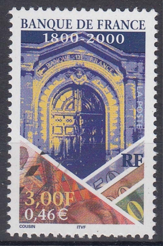 Frankreich MiNr. 3440 ** 200 Jahre Banque de France