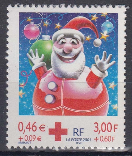 Frankreich MiNr. 3570 ** Rotes Kreuz: Weihnachten und Neujahr