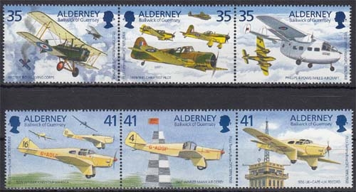 Alderney MiNr. 83/88 ** 100. Geburtstag von Thomas Rose