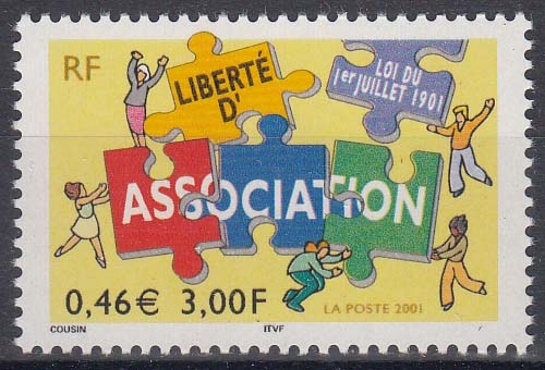 Frankreich MiNr. 3544 ** 100 Jahre Gesetzliches Recht zur Bildung