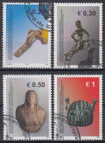 Kosovo MiNr. 38/41 O Archäologische Funde