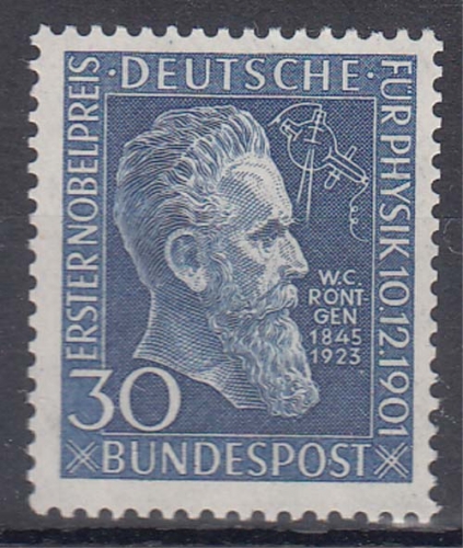 Bund MiNr. 147 ** 50. Jahrestag der Verleihung des Nobelpreises an Röntgen