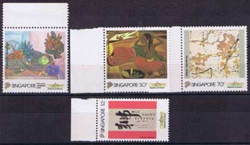 Singapur 781/84 **, Gemälde