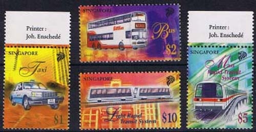 Singapur 841/44 **, Verkehrsmittel