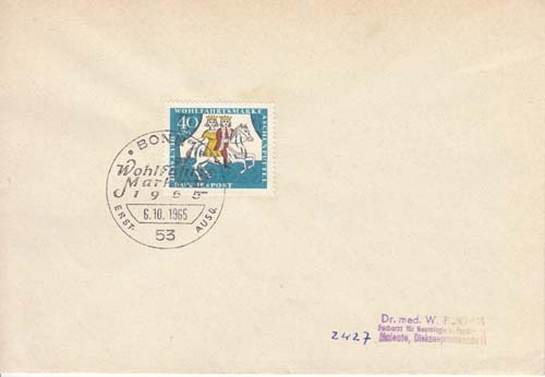 Bund MiNr. 488 EF nach Malente FDC