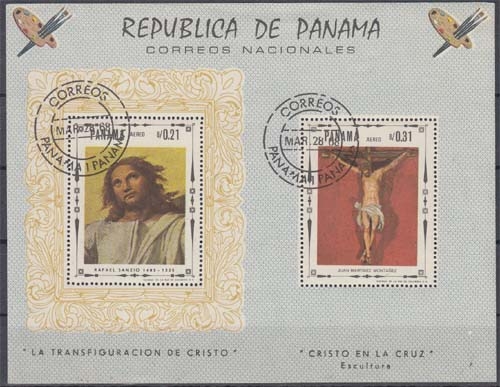 Panama MiNr. Bl. 83 O Religiöse Kunst