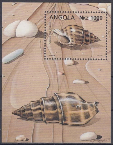 Angola MiNr. Bl. 15 ** Meeresschnecken