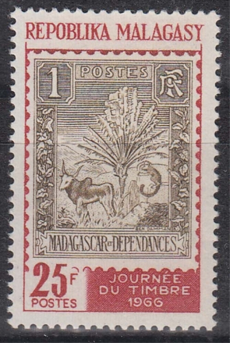 Madagaskar MiNr. 554 ** Tag der Briefmarke