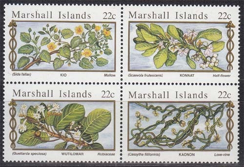 Marshall-Inseln MiNr. 67/70 ** Heilpflanzen