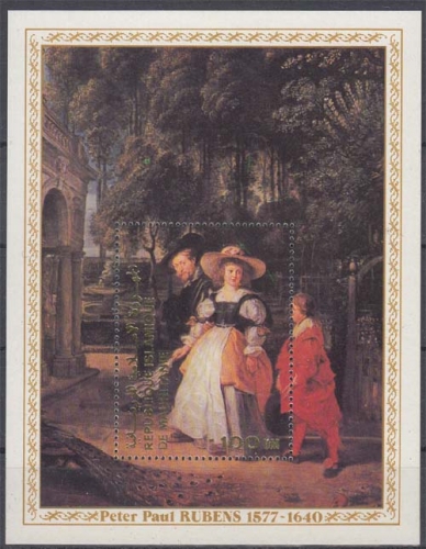 Mauretanien MiNr. Bl. 20 ** 400. Geburtstag von Peter Paul Rubens