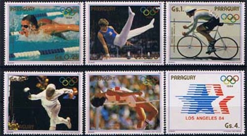 Paraguay 3824/30 ** Sieger der Olympischen Sommerspiele 1984