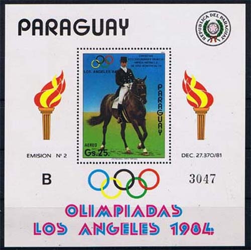 Paraguay Block 395 ** Olympische Sommerspiele