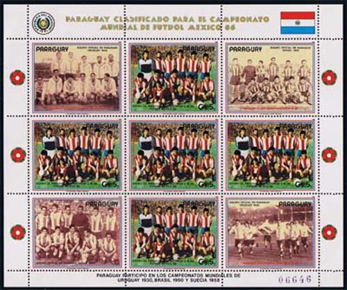 Paraguay Block 432 ** Qualifikation zur Fußball-Weltmeisterschaft