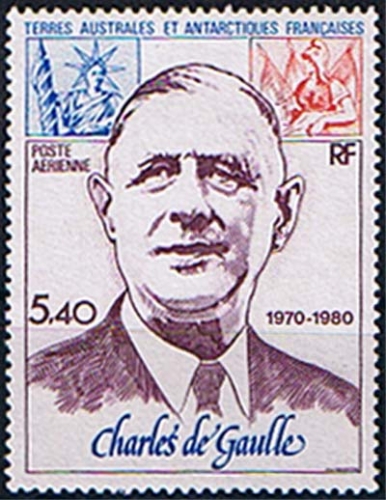Französische Gebiete Antarktis 148 ** 10. Todestag von Charles de Gaulle