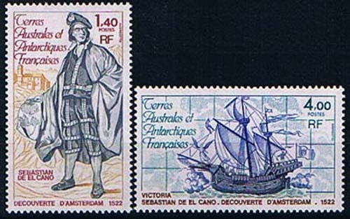 Französische Gebiete Antarktis 142/43 ** Sebastian del Canon