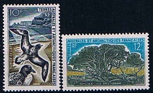 Französische Gebiete Antarktis 46/47 ** Freimarken: Landschaften, Fauna u. Flora