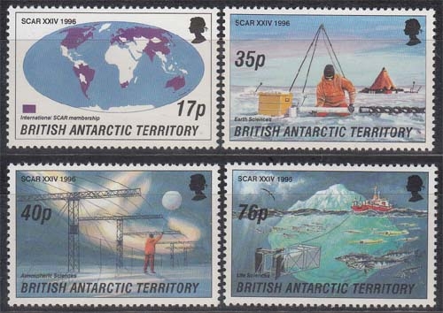 Britische Gebiete in der Antarktis MiNr. 245/48 ** Wissenschaftliches Komitee