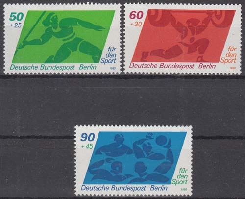 Berlin MiNr. 621/23 **