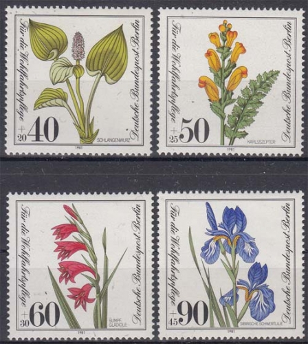Berlin MiNr. 650/53 **