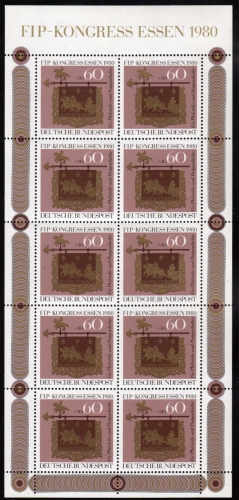 Bund 1065 Kleinbogen **