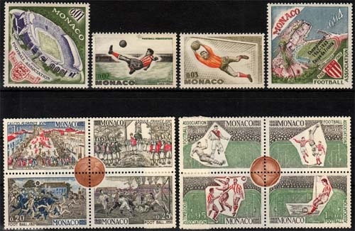 Monaco MiNr. 744/55 ** 100 Jahre britischer Fußballverband