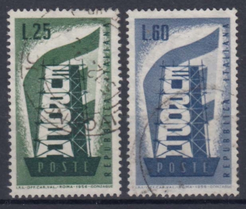Italien 973/74 O, Europa 1956