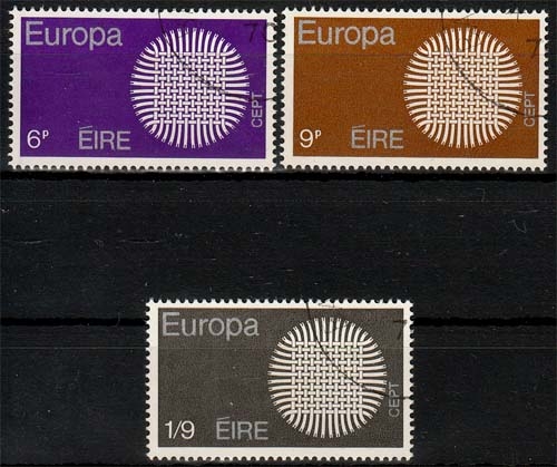 Irland MiNr. 239/41 O Europa