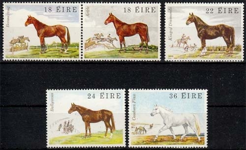 Irland MiNr. 449/53 ** Irische Pferde