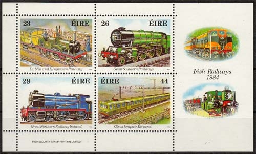 Irland MiNr. Bl. 5 ** 150 Jahre irische Eisenbahnen