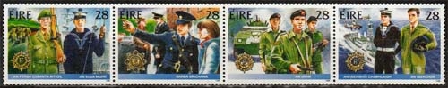 Irland MiNr. 658/61 ** Einheiten der irischen Sicherheitskräfte