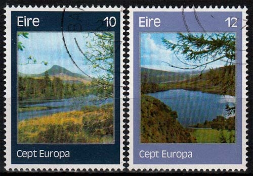 Irland MiNr. 361/62 O Europa: Landschaften