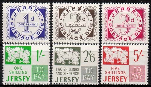 Jersey MiNr. P 1/6 ** Portomarken